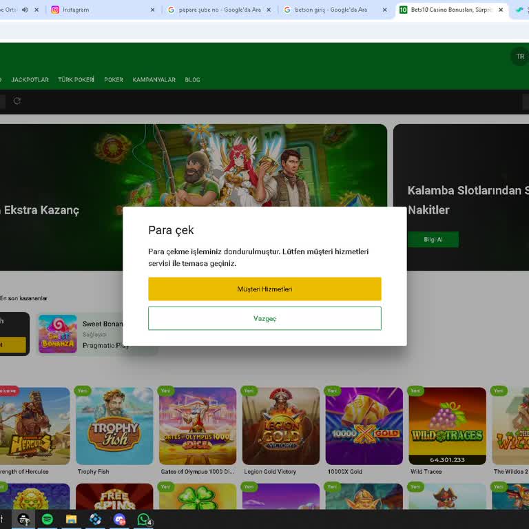 Bets10 Hesap Dondurma Ve Çekim Sorunu