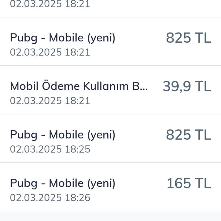 İzinsiz Yapılan PUBG Mobil Harcaması