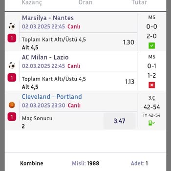 Yanlış Bahis Sonucu: Kart Sayısı Hatası