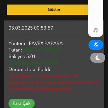 Kolaybet'te 490 TL Çekim Sorunu Ve Hayal Kırıklığı