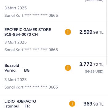 QNB Sanal Karttan İzinsiz İşlemler