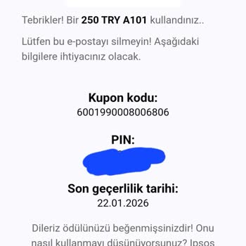 Anket Sonrası Hediye Çeki Mağduriyeti