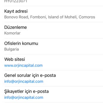 Orjin Capital İle Yaşanan Para Çekim Sorunu!