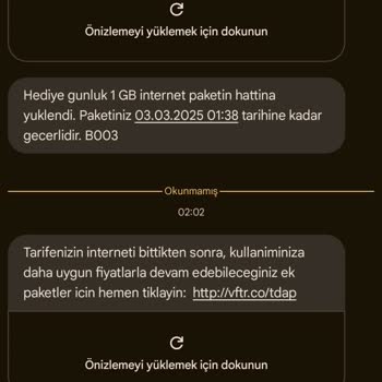 Yanlış Aşım Mesajlarıyla Karşılaştım