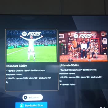 PlayStation 4 FC25 Ultimate Edition Yükleme Sorunu