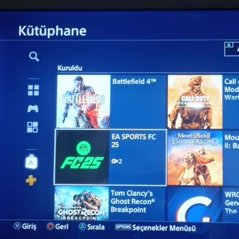 PlayStation 4 FC25 Ultimate Edition Yükleme Sorunu