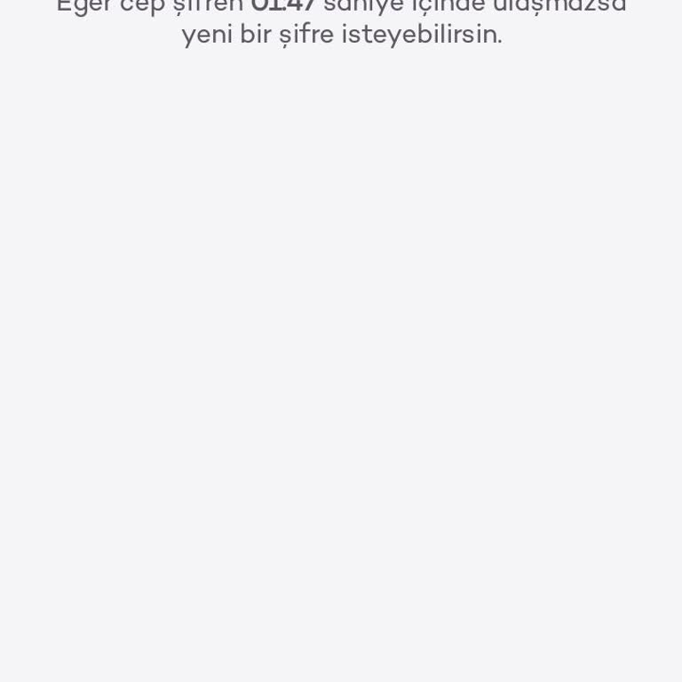 Hesabımdan Giriş Yapamıyorum, SMS Gelmiyor