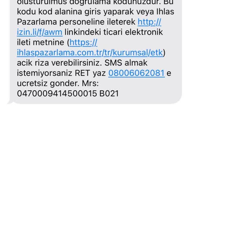 İhlas Pazarlama'dan İzinsiz SMS Ve Kişisel Veri Kullanımı