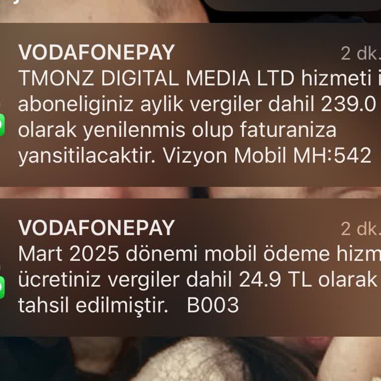 Vodafone Sözleşme Sorunu Ve Ücret İadesi Talebi