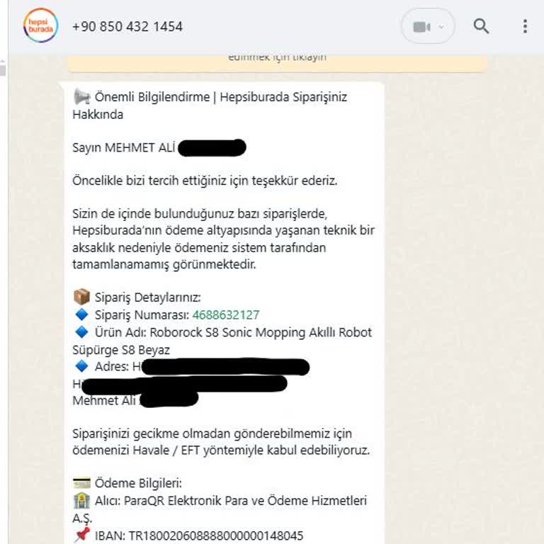 Hepsiburada Siparişinde Güvenlik Endişesi Ve İletişim Sorunu