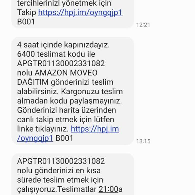Amazon Kargo Teslimatında Sürekli Gecikme
