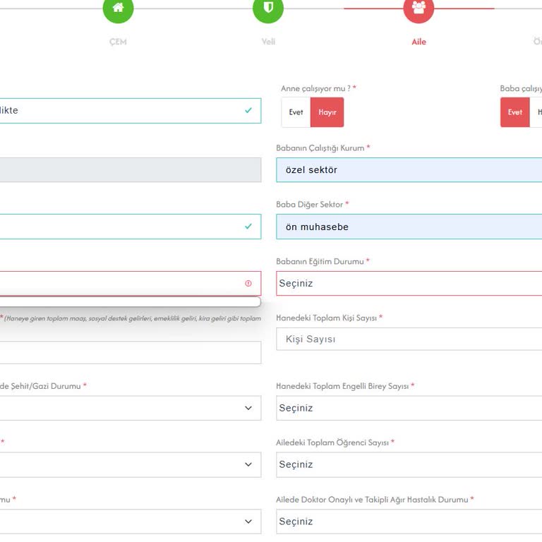 Yuvam İstanbul Başvuru Sorunu