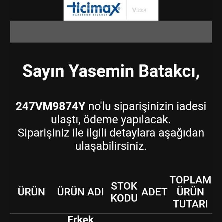 Para İadesi İçin İletişim Sorunu Yaşıyorum