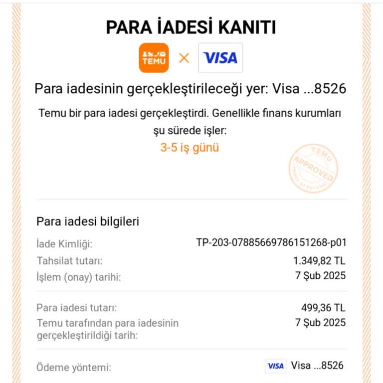 İptal Edilen Alışverişin Para İadesi Sorunu