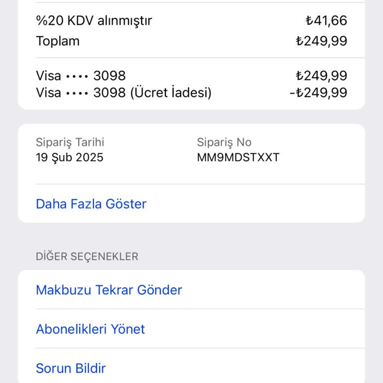 Splice - Video Editor & Maker Onayım Olmadan Kartımdan Ücret Tahsil Etti!