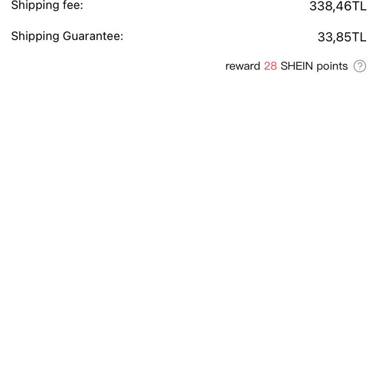 Shein unerwartete Zollgebühr von 580 TL bei Bestellung, ich bitte um Klärung der Zahlung