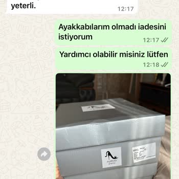 Ayakkabı Prensi'nden Aldığım Ürünler Yanlış Geldi Ve İade Sürecinde Yardım Alamıyorum