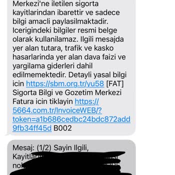 5664 SMS Yanıtı Geç Geldi, Faturamda Yansımak İstemiyorum