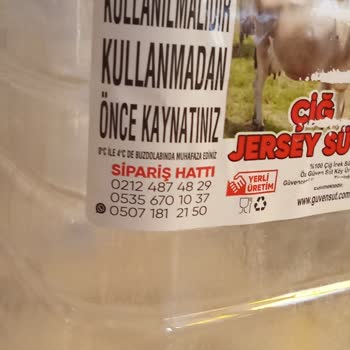 Güven Süt, Çiğ Jersey Sütünde Yağ Sıfır Eskisi Gibi İki Parmak Kaymağı Yok!