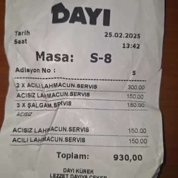 Fahiş Servis Ücreti İle Şaşırtan Lahmacun Deneyimi