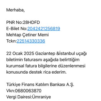 Fatura Bekleyişi: Günlerdir Gelmeyen Bilet Faturası