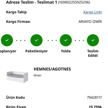 Kırık Divan Parçası Ve İade Sorunu