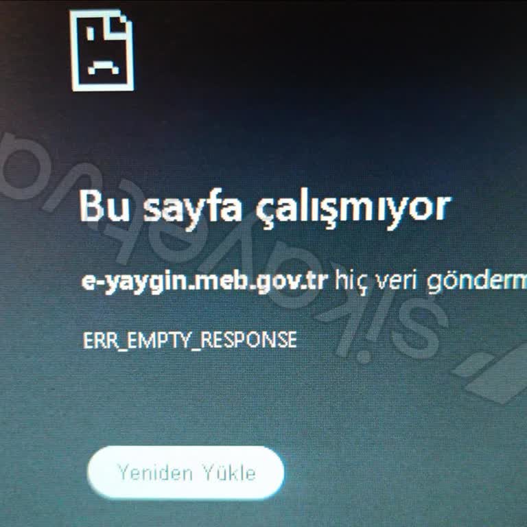 Milli Eğitim Bakanlığı E-Yaygın Sitesine Hiçbir Şekilde Erişim Sağlanmıyor!