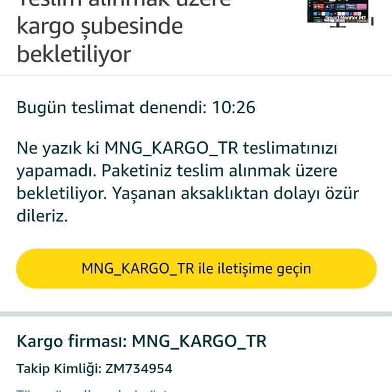 MNG Kargo Teslimat Sorunu: Adres Merkezde Ama Teslimat Yapılmadı