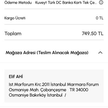 Karaca'dan Kayıp Sipariş: Mağaza Teslimatı Sorunu