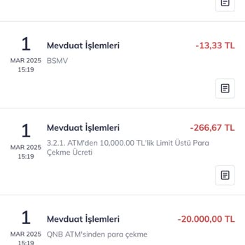 ATM'den Fazla Para Çekme Ve Haksız İşlem Ücreti Kesintisi