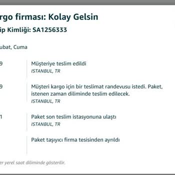 Teslim Edilmeyen Sipariş Ve Ulaşılamayan Müşteri Hizmetleri
