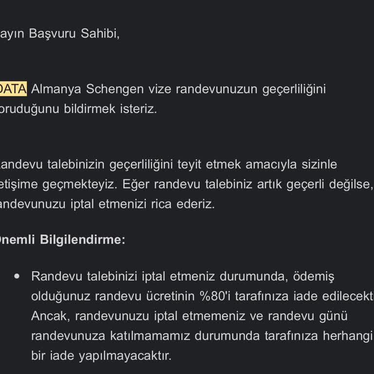 Vize Başvurusunda Randevu Belirsizliği Ve Ücret Kesintisi