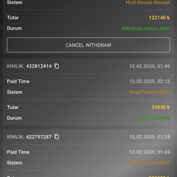 Çekim Limitleri Ve Müşteri Memnuniyetsizliği