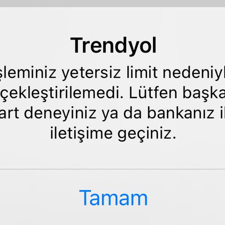 Ziraat Bankası Kartı İle Alışverişte Limit Sorunu