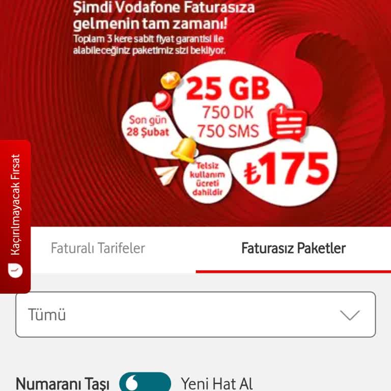 Vodafone'da Paket Kaosu: Müşteri Temsilcileri Çözüm Üretemiyor
