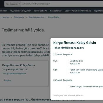 Kargo Teslimatında Belirsizlik Ve İletişimsizlik Sorunu