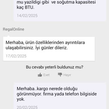 Kargolanmayan Klima Ve İlgisiz Mağaza