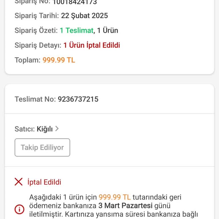 Trendyol Ve Kiğılı'nın İlgisizliği: Mont Siparişim Neden Hala Hazırlanıyor?
