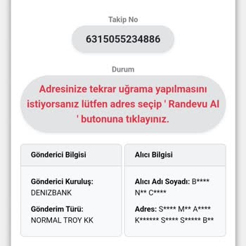 Kuryenet'in Kart Teslim Sorunu