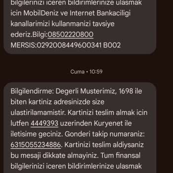 Kuryenet'in Kart Teslim Sorunu