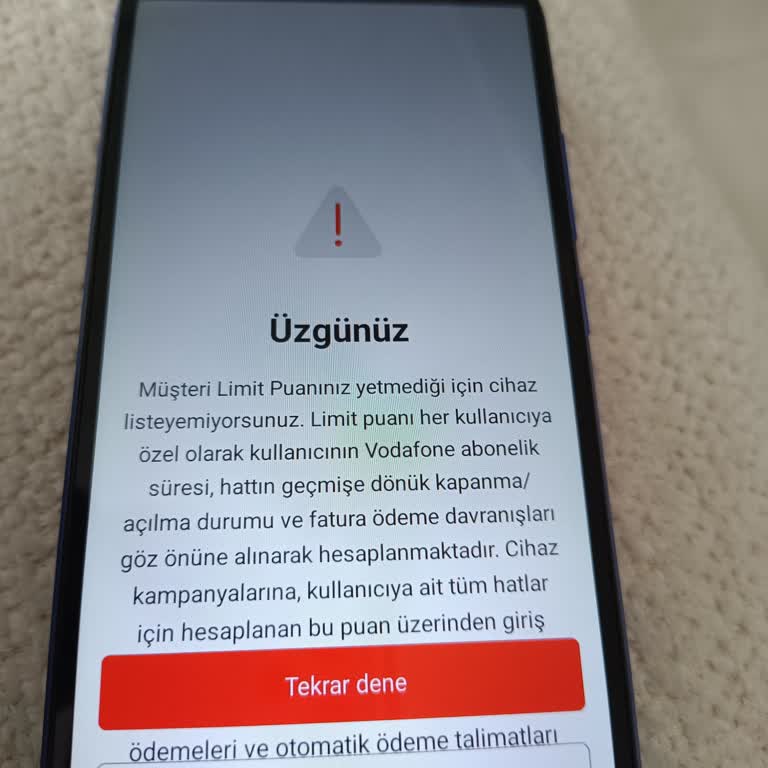 Düzenli Ödemelere Rağmen Sıfır Müşteri Puanı