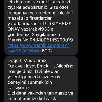 Yetkisiz Hesap Açılışı Ve SMS Bildirimleri