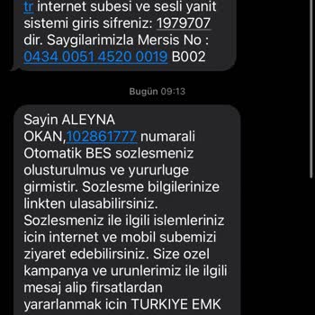 Yetkisiz Hesap Açılışı Ve SMS Bildirimleri