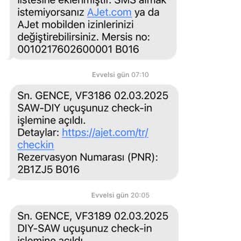 Ajet Havayolları'nda İkram Krizi