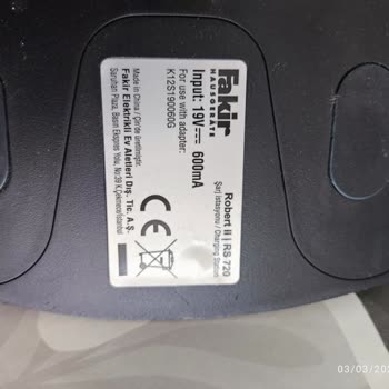 Fakir Robot Süpürge Batarya Sorunu Ve Yüksek Servis Ücreti