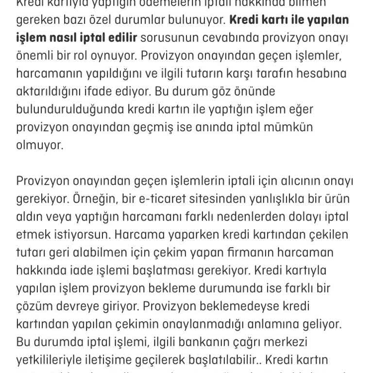 Enpara Kredi Kartı İşlemi İptal Sağlamadı!