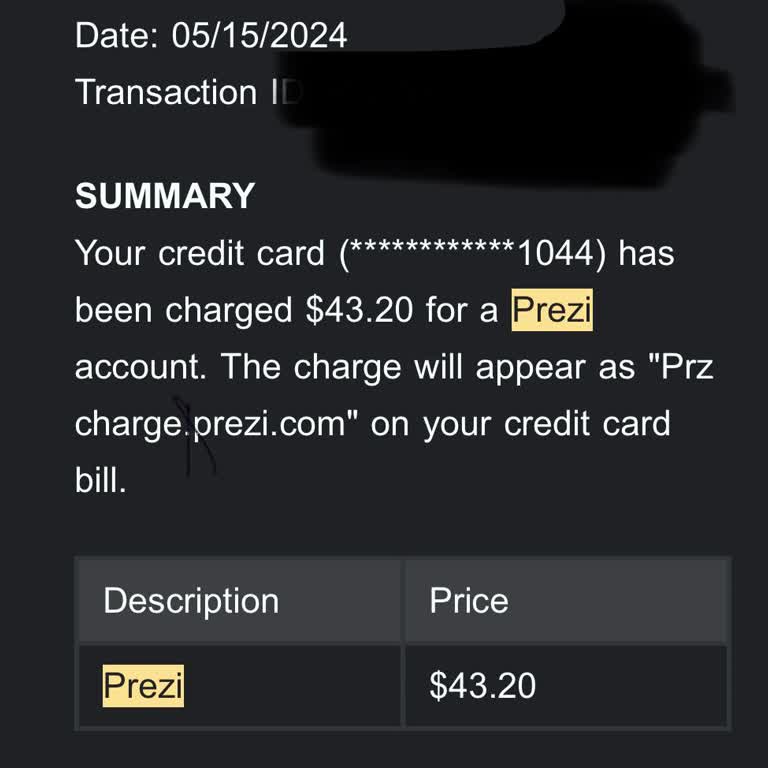 Prezi Charged $43 Without Notice After Free Trial – I Want a Refund