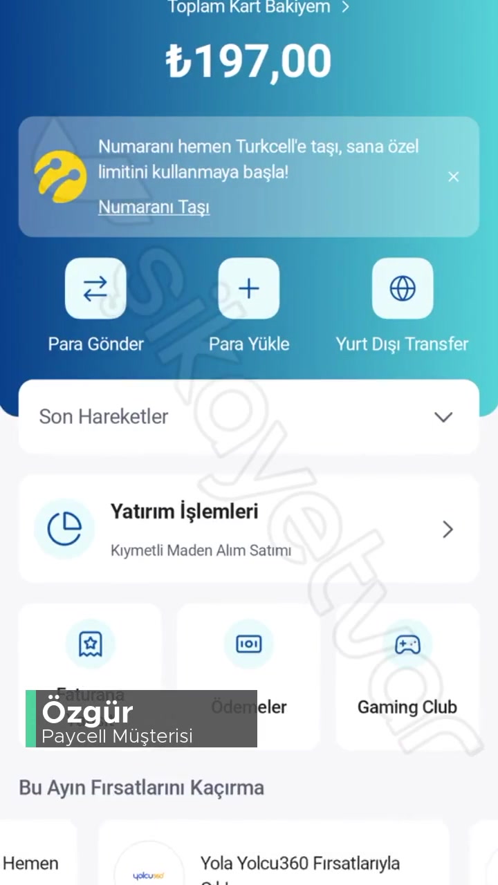 Oyunlarda Paycell Kartım İle Satın Alım Yapamıyorum! videonun kapak resmi