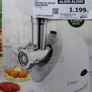 Paslanan Kıyma Makinesi Ve İade Sorunu