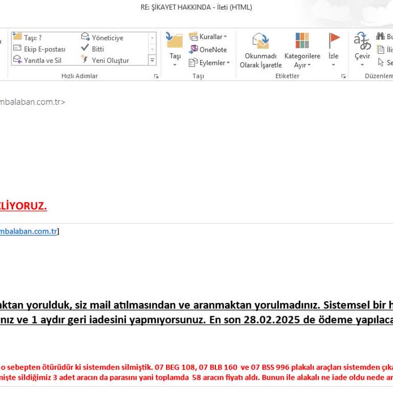 İade Ücretinde Belirsizlik Ve İletişim Sorunu